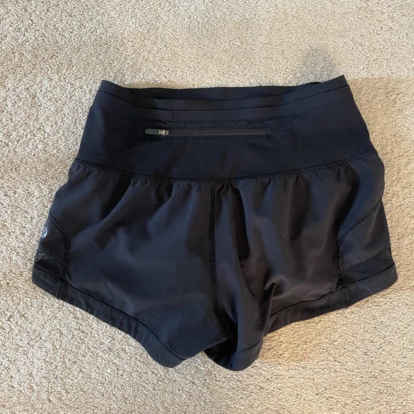 Lululemon Pace perfect shorts size 2 black - Picture 3 of 7